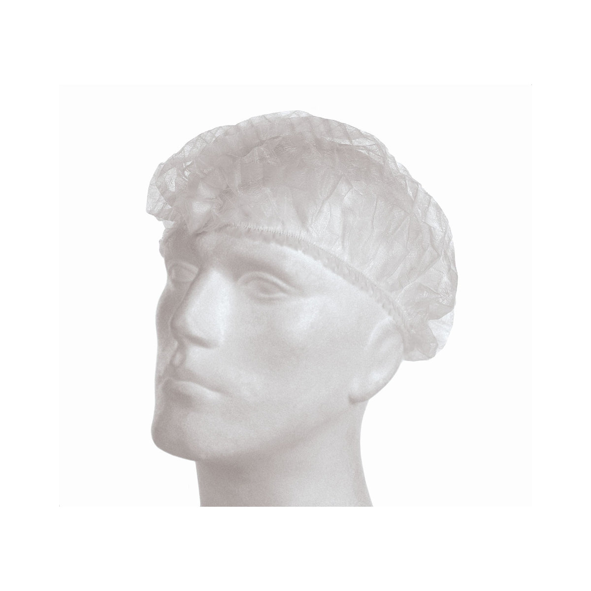 teXXor® PP-Einweg-Klipphaube – Ø 53 cm, Weiß