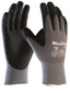 ATG® MaxiFlex® Ultimate™ 12 Paar Nylon-Strickhandschuhe, grau/schwarz