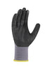 teXXor® Nylon-Strickhandschuhe BLACK TOUCH® – Grau/Schwarz